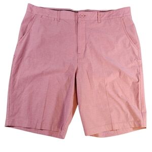 Johnnie O Shorts Men's Size 38 Pink Performance Fuison Golf Casual Stretch